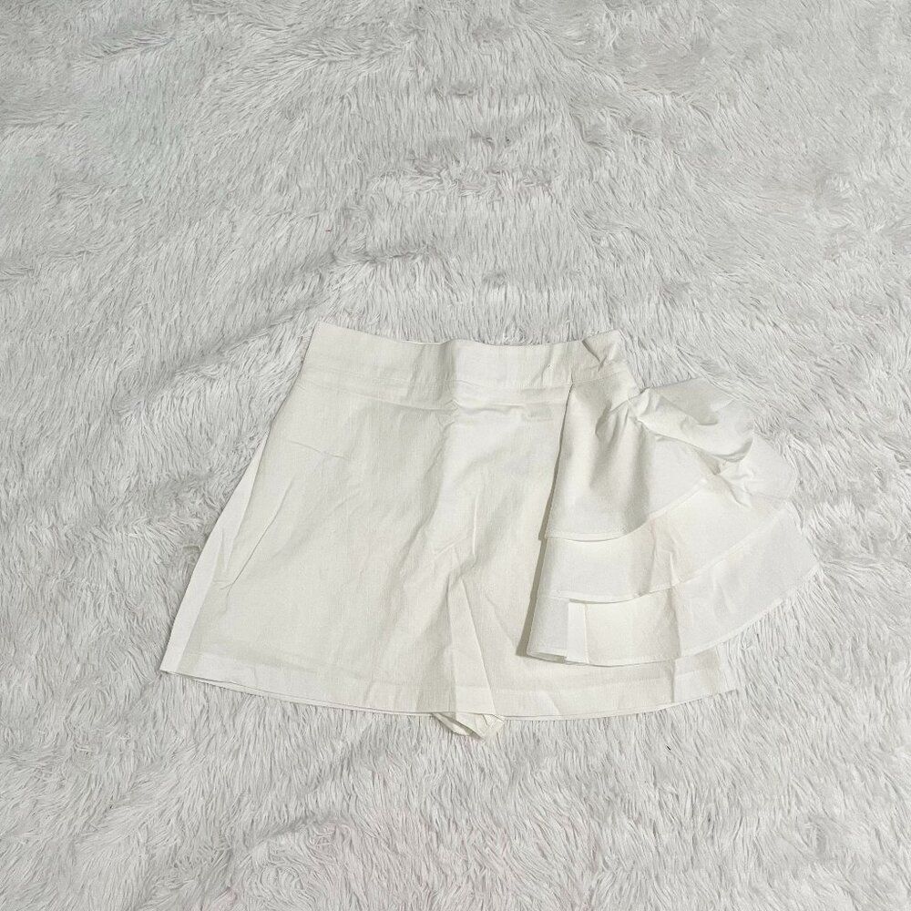 Women Halter Backless Skort Set in White Medium - Picture 3 of 8